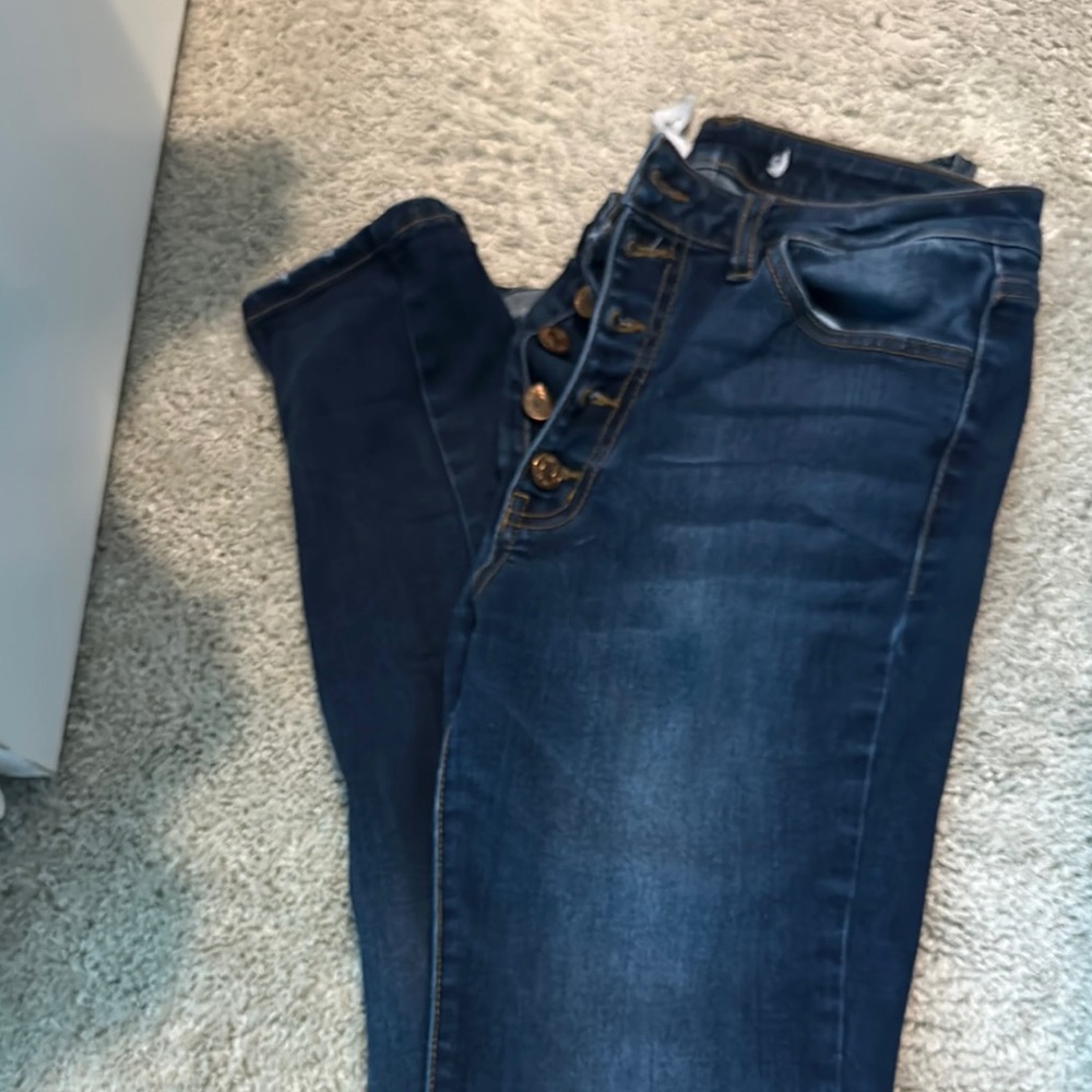 KanCan High Rise Blue Jeans Slim Fit